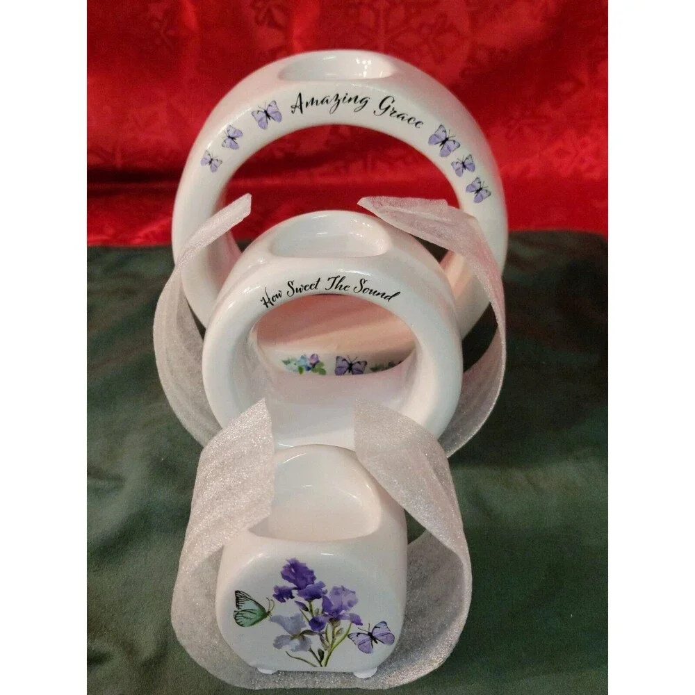 BNIB Candle Holder 3 Piece Nested Interiors Decorative Set
